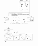 Alternator Electric Starter Fuel Supply Ignition Diagram and Parts List for  Briggs and Stratton Engine